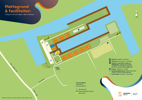 Plattegrond van Summio Havenresort Terherne