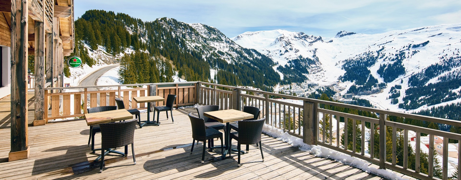 Placer culinario con vistas panorámicas
a los Alpes franceses