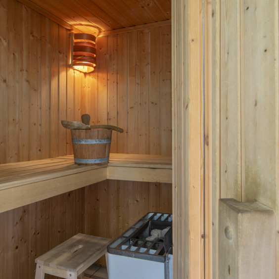 Vrijstaande vakantiebungalow met privé sauna op Summio Zeeland Village